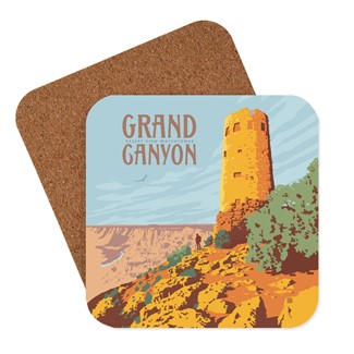 Grand Canyon Desert View Watchtower Coaster
