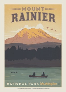 Mt. Rainier Postcard