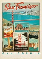 San Francisco Multi Image Postcard