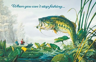 Bass Fishing | Birthday cards