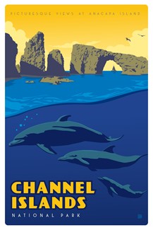 Channel Islands National Park Magnetic Postcard | Made in the USA