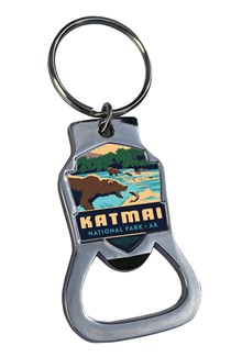 Katmai Bottle Opener Key Ring | American Made