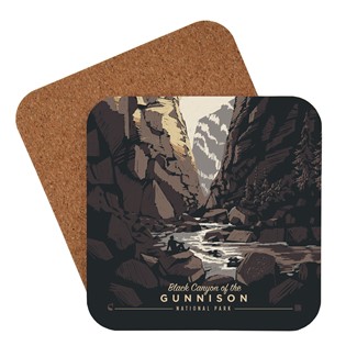 Black Canyon of the Gunnison NP Shadowlands Coaster | Made in USA