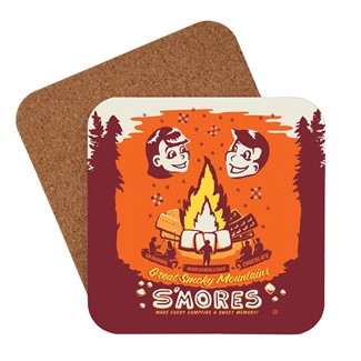 Great Smoky Mountain NP Smores Coaster | Made in USA