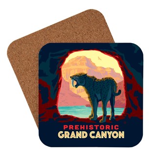 Grand Canyon Saber Toothed Cat Coaster