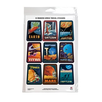 Space Travel Mini Sticker Set | Made in America