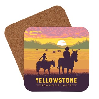 Yellowstone Roosevelt Lodge Riders Coaster | USA Made