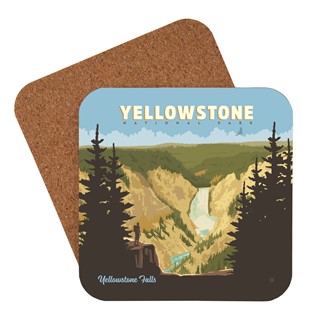 Yellowstone NP Falls Hiker Coaster | USA Made