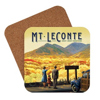 Great Smoky Mountain NP Mt. LeConte Coaster | USA Made