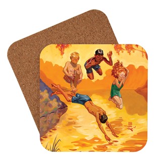 Summer Swimming Hole Coaster | USA Made