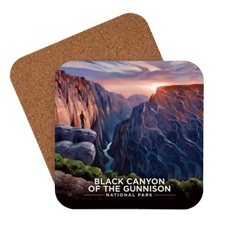 Black Canyon of the Gunnison NP River View Coaster | USA Made