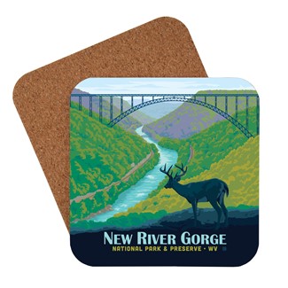 New River Gorge NP & Preserve Coaster | USA Made