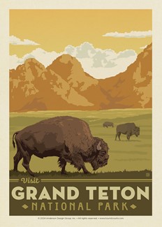 Grand Teton National Park Enjoy Postcard | USA Made