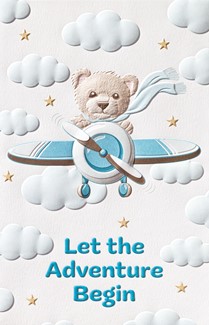 Flying Bear  | Baby greeting cards