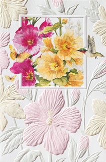 Hollyhock Oasis (WD) | Greeting cards