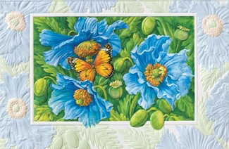 Himalayan Blue Poppies | Blank greeting cards