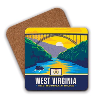 West Virginia State Pride Coaster