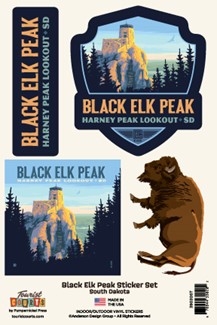 Black Elk Peak Sticker Set