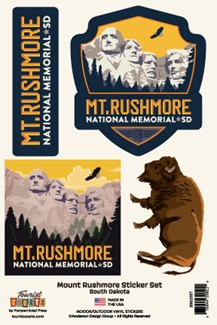 Mount Rushmore Sticker Set