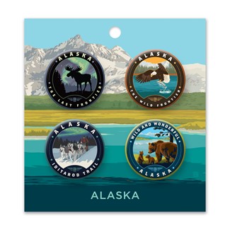 Alaska Interior Button PK of 4