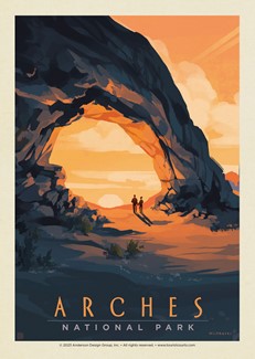 Arches National Park Daybreak Postcard