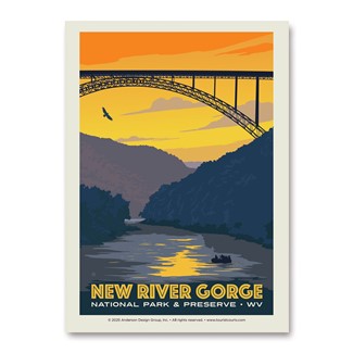 New River Gorge National Park and Preserve Vert Sticker