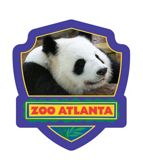 Atlanta Zoo Panda Chin Up Emblem Sticker