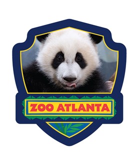 Atlanta Zoo Panda Tongue Emblem Sticker | Emblem Sticker