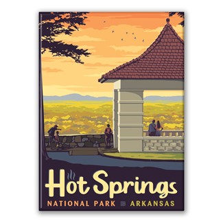 Hot Springs NP Overlook Magnet| American Made Magnet