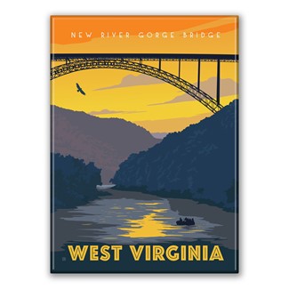 West Virginia New River Gorge Magnet| American Made