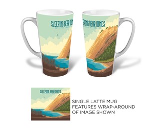 Sleeping Bear Dunes Latte Mug | Drinkware
