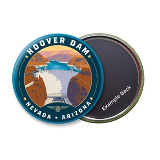 Hoover Dam Circle Magnet | Circle Magnets