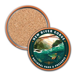 New River Gorge NP & Preserve Fish-Eye View Circle Coaster