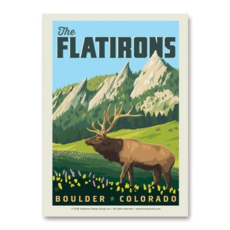 The Flatirons CO Vertical Sticker | Vertical Sticker