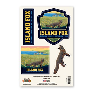 Channel Islands NP Island Fox Sticker Set| Made in America