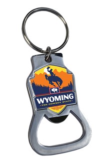 Wyoming State Pride Emblem Bottle Opener | American Made