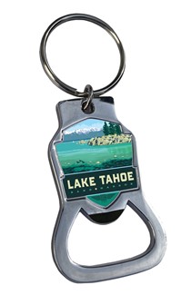 Lake Tahoe Sand Harbor Emblem BO Key Ring