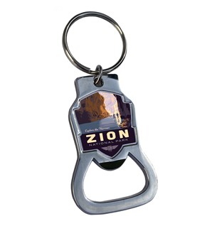Zion NP Explore the Narrows Emblem BO Key Ring