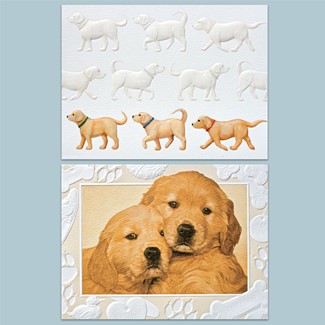 Golden Retriever | golen boxed note cards