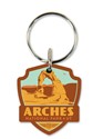 Arches NP Emblem Wood Key Ring
