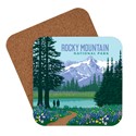 Rocky Mountain NP Wildflowers Coaster