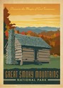 Great Smoky Cabin Postcard