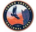 Grand Canyon NP Condors Circle Magnet