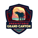 Grand Canyon NP SaberToothed Cat Emblem Sticker