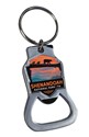 Shenandoah National Park Bear Crossing Emblem Bottle Opener Key Ring