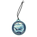 Kenai Fjords NP Circle Wood Ornament