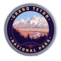 Grand Teton NP Snake River Valley Circle Patch