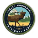 Rocky Mountain NP Elk Circle Patch