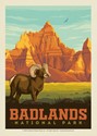 Badlands National Park Vulture Peak Postcard