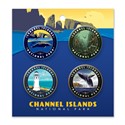 Channel Island Button PK of 4
